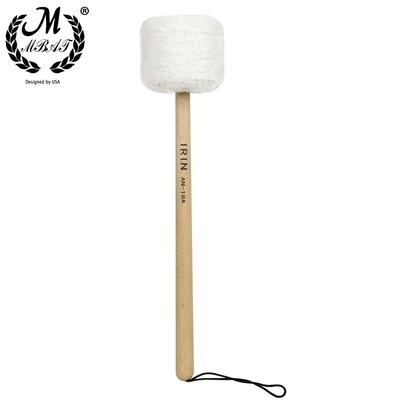 Professional Songbo Hammer Beech Plush Mallet Sound Therapy Gong Hammer Lamb Plush Head Beech Wood Handle Percussion Accessories