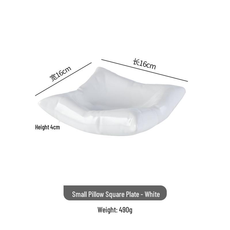 Nordische Keramiksalat- und Pastaplatte: Hochwertiges Geschirr für Snacks und Desserts