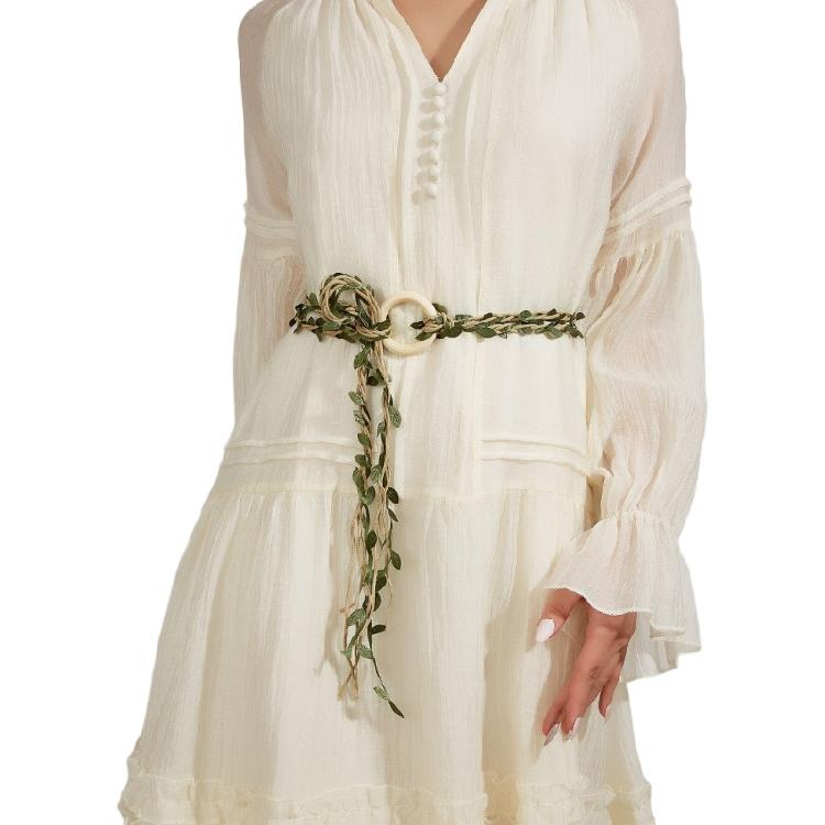 Unisex Bohemian Braided Waist Belt Stylish Nylon Body Jewelry For Beach Parties Daily Fashion Accessories