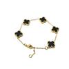 Mini 11mm Four-leaf Clover Bracelet Double-sided Design with Five-petal Flower Chain High-quality Version Non-fading Women's Bracelet