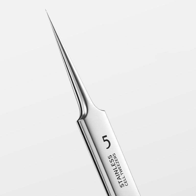 

Немецкий ультратонкий Нет. 5-клеточный зажим для прыщей, угрей, пинцет для салона красоты, специальный инструмент для соскабливания и закрытия артефактов, акне, игла, инструмент NW011