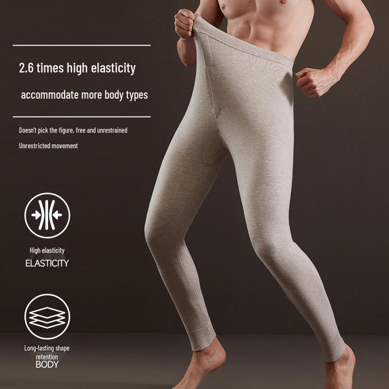 Men's Wool Fleece-Lined Warm Pants & Women's Faux Mink Cashmere Leggings: Winter High-Waisted Knitwear.