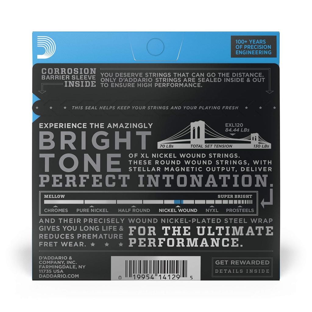 Electric Guitar Strings D'Addario XL Nickel Super Light .009-.042 EXL120 (Japan Domestic Genuine Product)