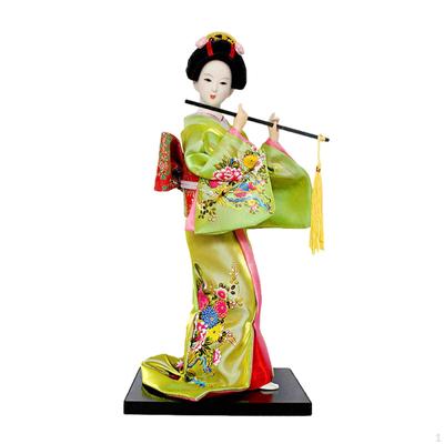 30cm Japanese Geisha Ethnic Dolls Traditional Handicraft Ornament Female Kimono Doll