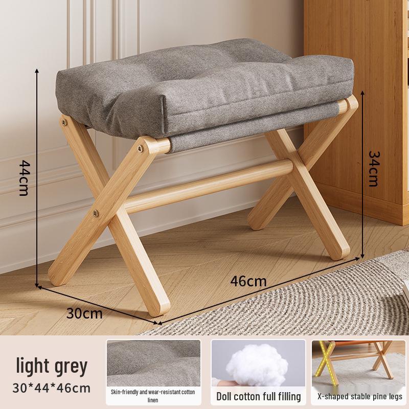 

Скамья для переобувания из массива дерева, складная подставка для ног, диван и офисная подставка для ног