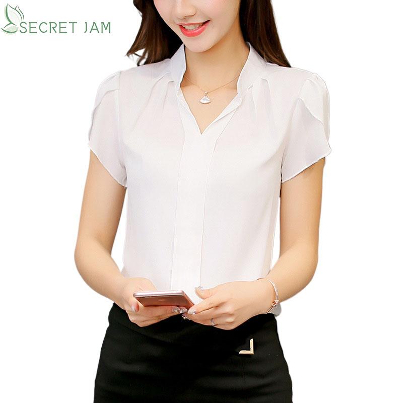 

Secret Jam Summer Women s Casual Solid Color Short-sleeved Shirt