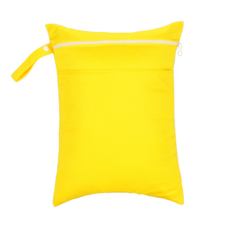 Waterproof Multi-Functional Stroller Hanging Bag - 30x40cm Diaper & Wet Clothes Storage Bag Dual Pocket Waterproof Storage Bag [30*40CM]