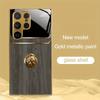 Exquisite Black Gold High-end PhoneCase Electroplated Glass PhoneCase for Samsung Galaxy S26 S25 S24 S23 S22 S21 FE,Ultra,Plus