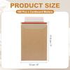 25/100Pcs Cardboard Envelopes Rigid Mailers Self Seal Photo Document Mailers Stay Flat Shipping Envelopes Suit for Papers Files