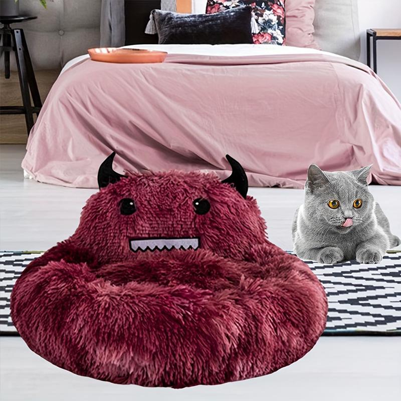 Cats Pet Products Warm Things for Winter Basket Halloween Goods All Dog Bed Accessories Kitten Cushions Supplies Puppy Mat House
