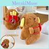Creative Cute Capybara French Fries Plush Keychain Adorable Backpack Toy Kids For