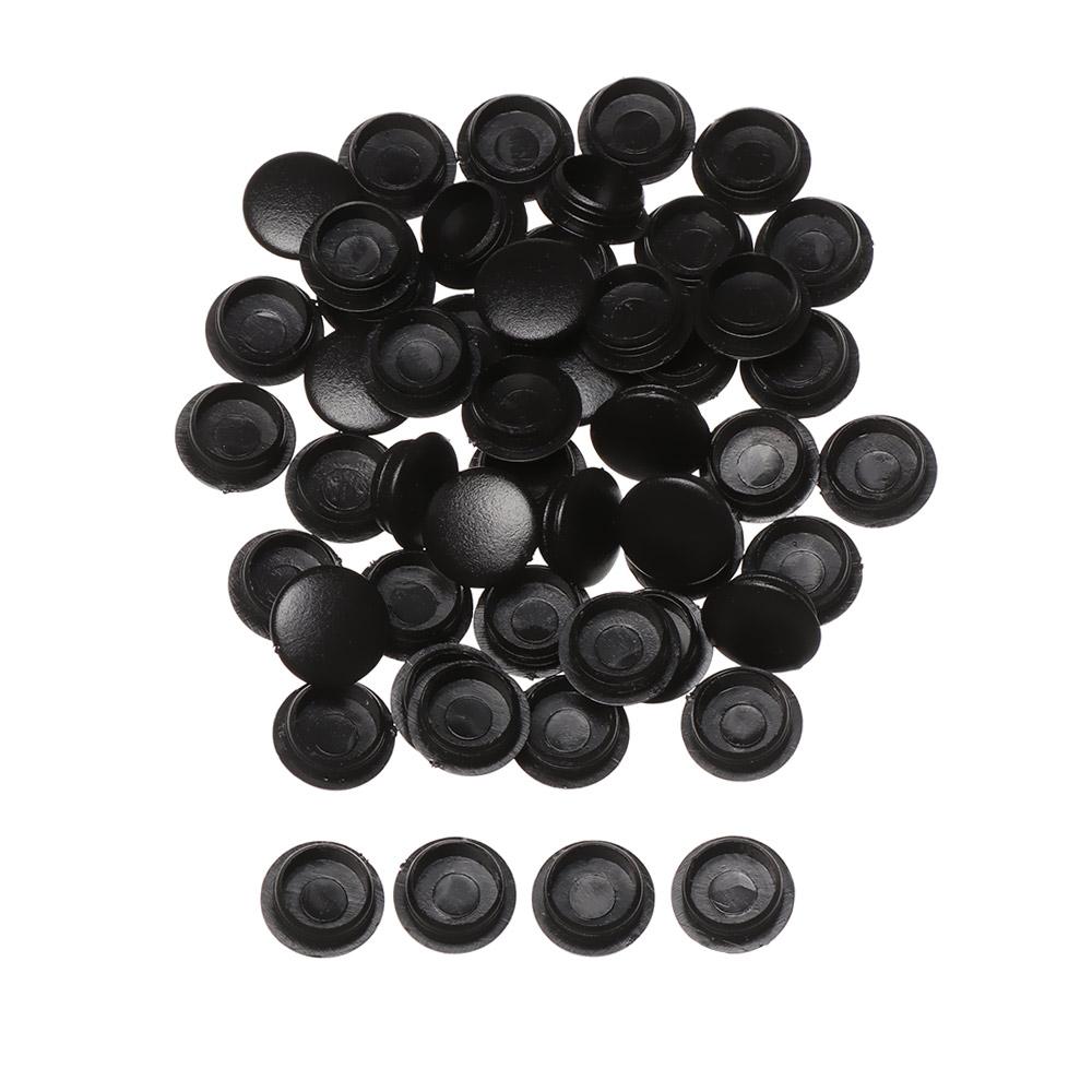 50Pcs Practical Hardware Hole Ornament Exterior Furniture Hole Covers Dust Plug Stopper Protective Cap Screw Decor