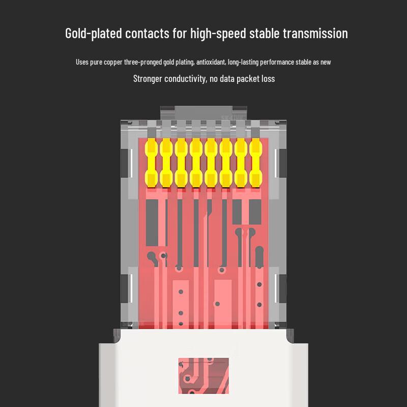 SK-LINK Cat6 RJ45 8P8C Gold-Plated Network Connectors