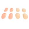 4 Pairs Shoulder Push Up Pads Silicone Sponge Adhesive Breathable Slip Resistance Reusable Shoulder Enhancer