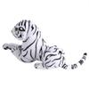 Artificial Tiger Plush Animal Realistic Big Cat White Soft Stuffed Toy Pillow