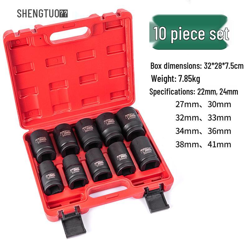 Heavy-Duty 1-Inch Extended Pneumatic Air Impact Socket for Wheel Axle Removal