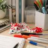Flexible Fantasy Animal Toy 3D Printed Cherry Blossom Dragon Toy, Articulated Flower Figurine, Floral Ornament Movable Joints Mythical Creature Model