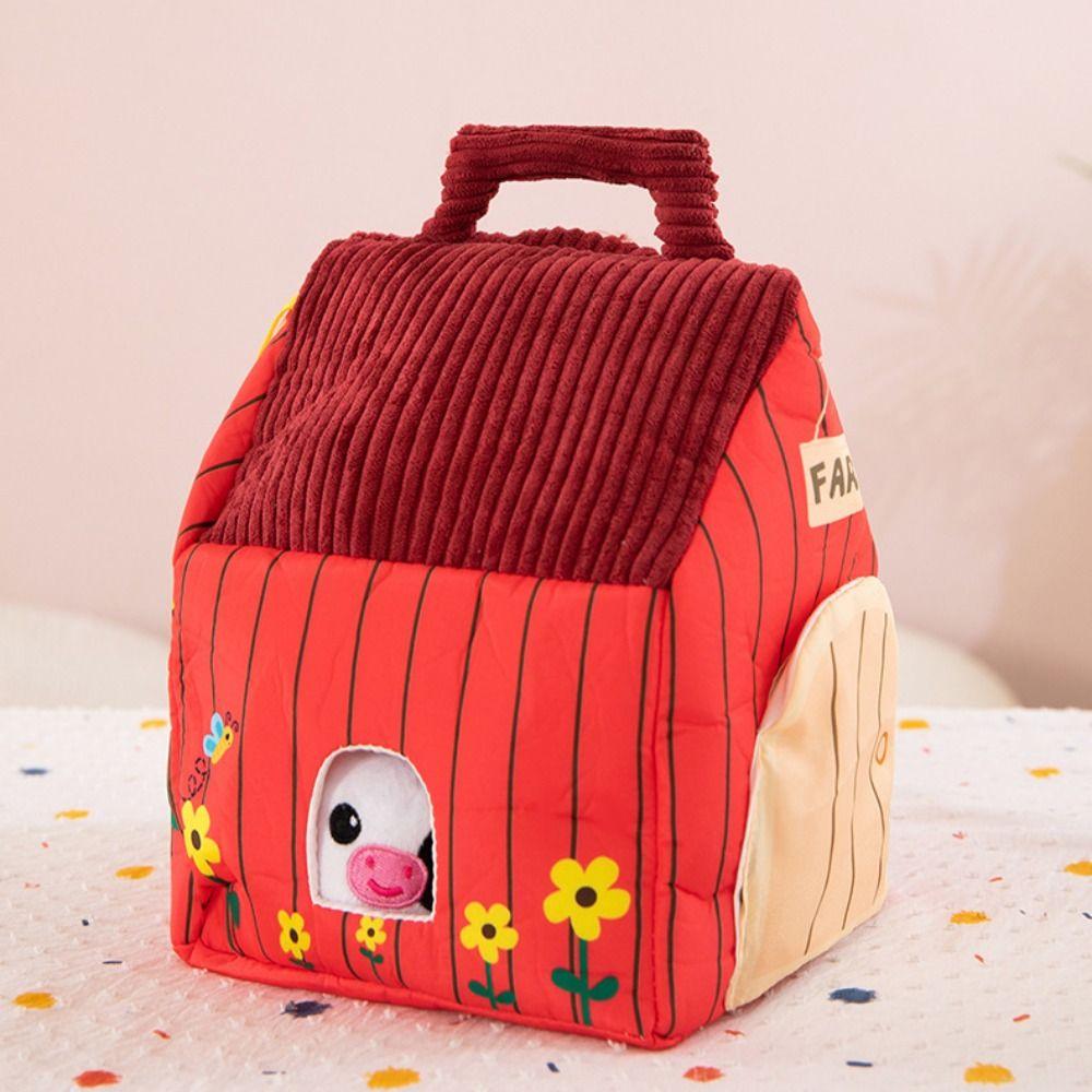 PP Cotton Simulated Baby Plush Animals Toy Animals Cognition Simulated Farm Animal Toy Kids Gifts