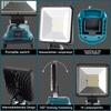 Cordless LED Work Light for Makita 18v Battery Portable Flood Lights Spotlight Compact Lighting with Type C & USB Fast Charging