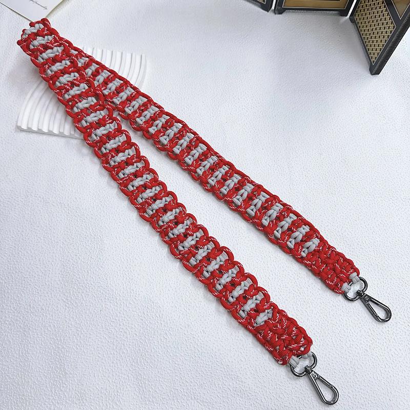 

Hand-woven Bag Strap Color Matching Crossbody Long Lanyard Bag Shoulder Strap Universal Bag Strap Fashion Luggage Accessories