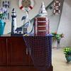 Fish Netting Decoration Nautical Decorative Fish Net Sea Shells Seaside Wall