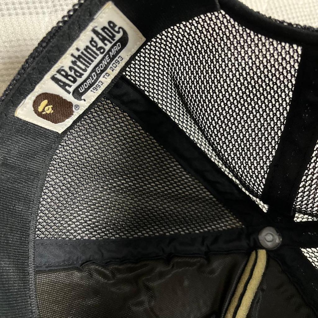 Used Super rare A BATHING APE BIG SEAN MESH CAP