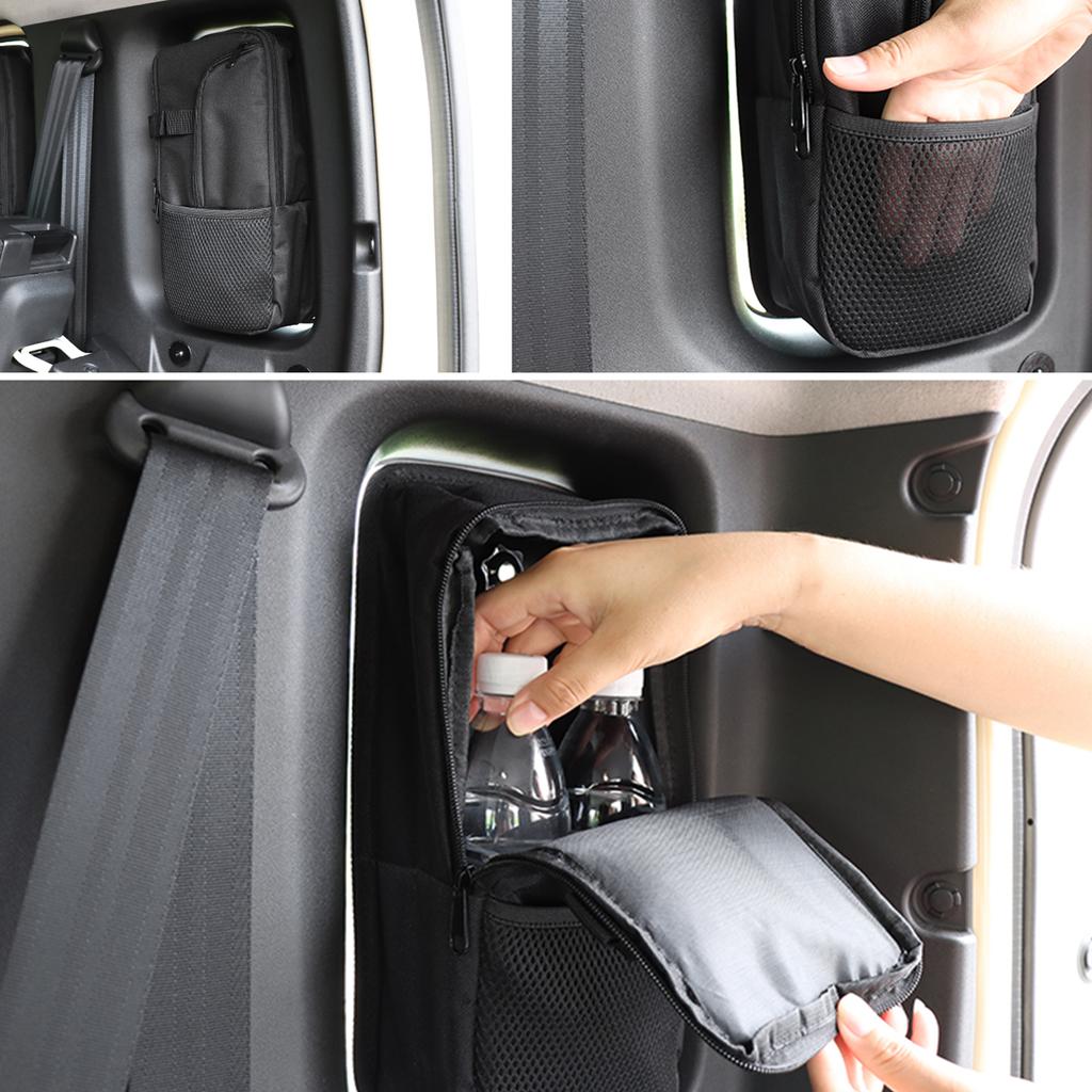CKEGUO Rear Trunk Window Side Storage Bag Organizers for Suzuki jimny 4-Doors 2019 2020 2021 2022 2023 2024 2025 Car Accessories