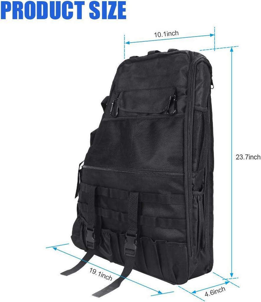 Wrangler 2/4-Door Multi-Functional Roll Bar Storage Tool Bag