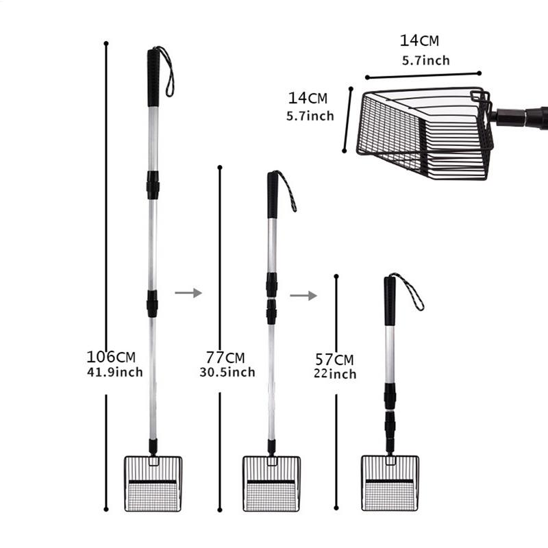 Chicken Coop Scooper Stretchable Chicken Coop Cleaning Tools Poop Shovel For Separating Poop And Debris Chicken Coop Accessories