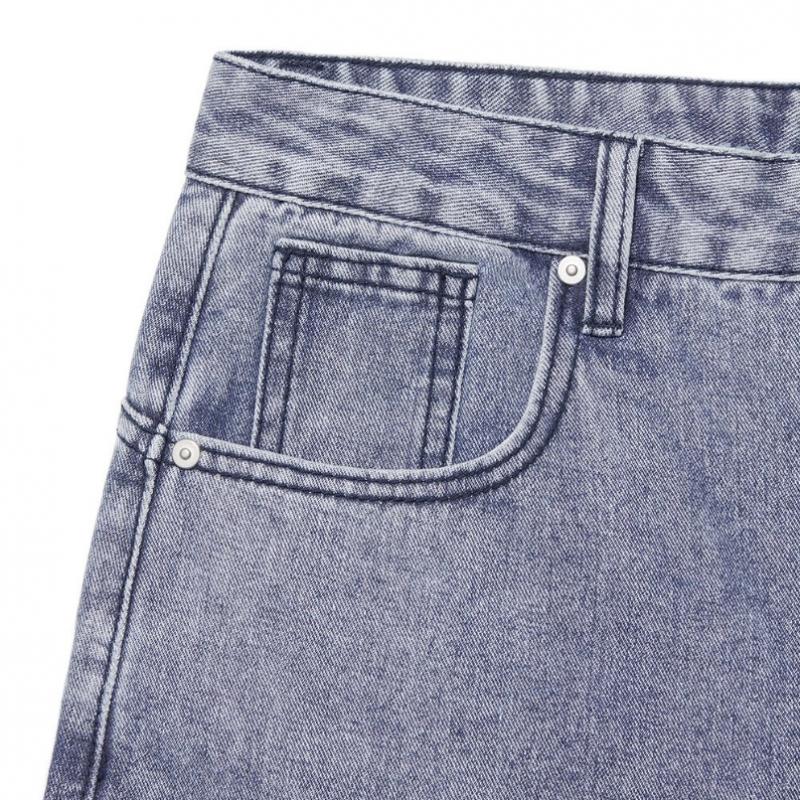 NOMANUAL Raw Vision Jeanshose   Weiß Blau