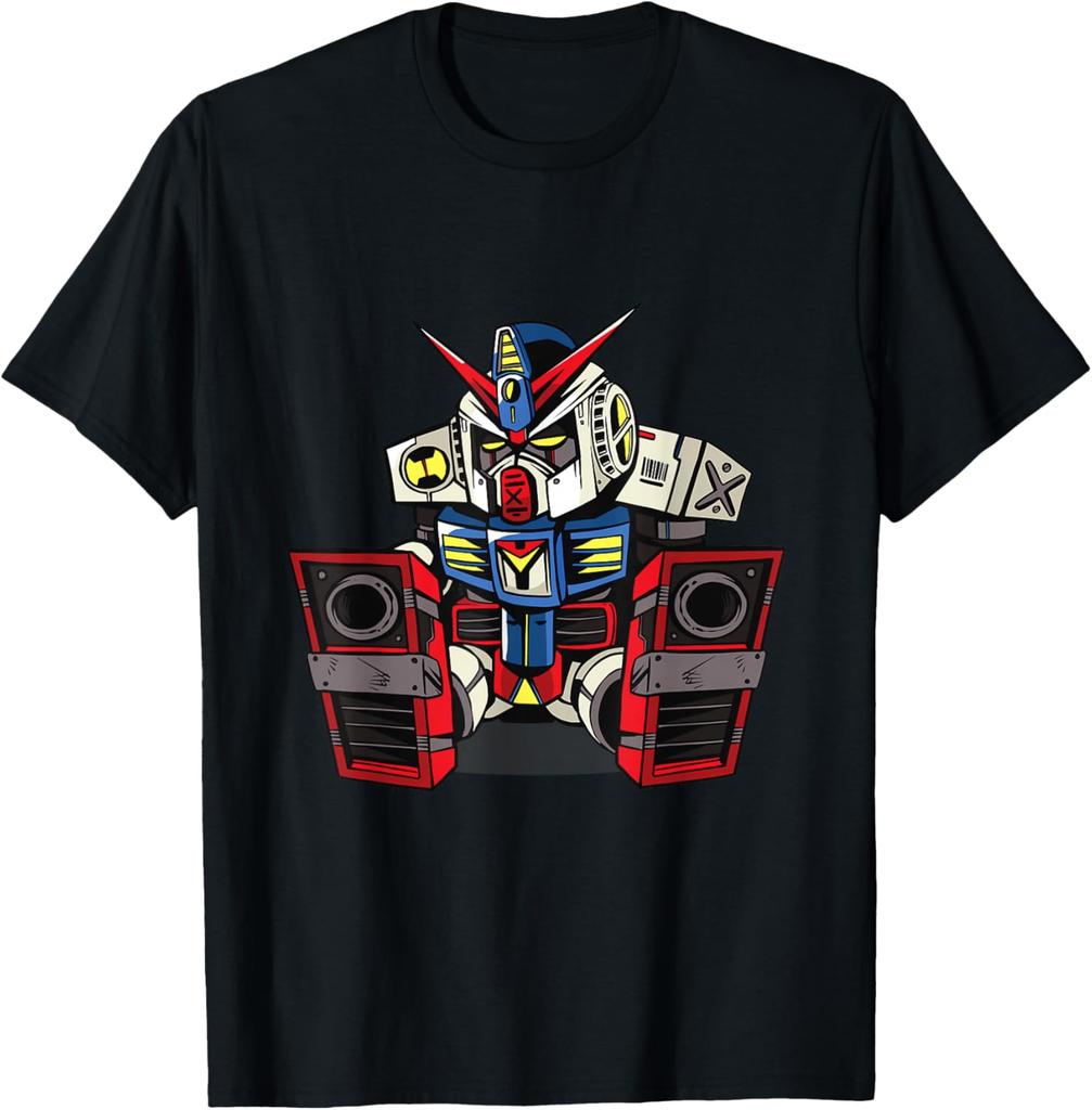 Sleepy Mecha Robot Science Fiction Anime Fashion Casual Funny TShirt S6XL Summer