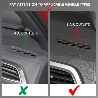 For Volkswagen VW Troc T-roc 2018 - 2025 LHD Air Conditioning Outlet Sticker Front AC Vent Cover Trim Interior Accessories