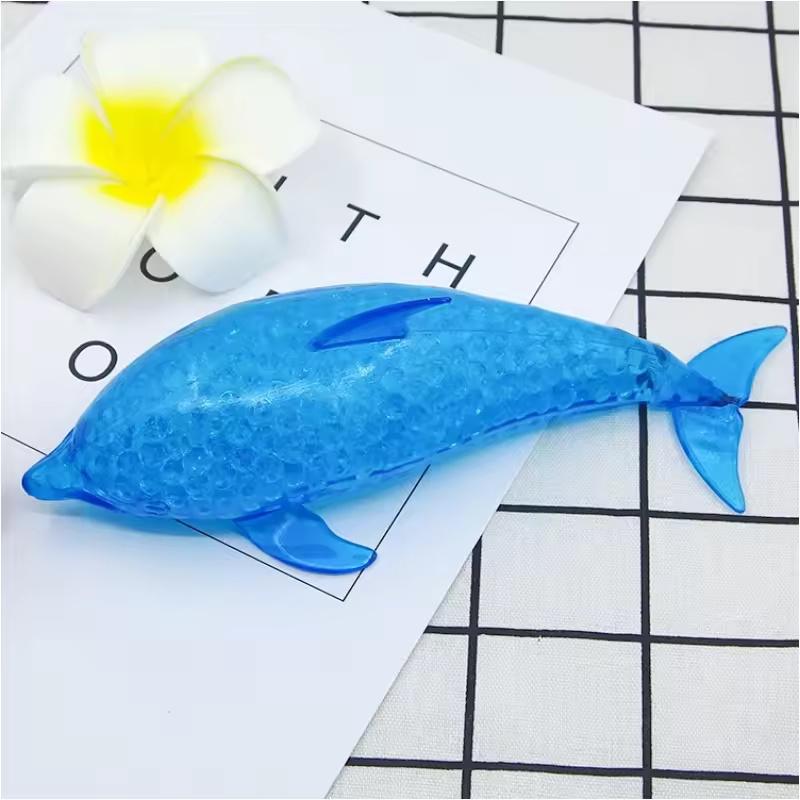 Squishy Shark Stress Balls Dolphin Squeeze Ball Stretchy Stress Squish Ball Sea Animal Squeeze Squishy Toys for Adults