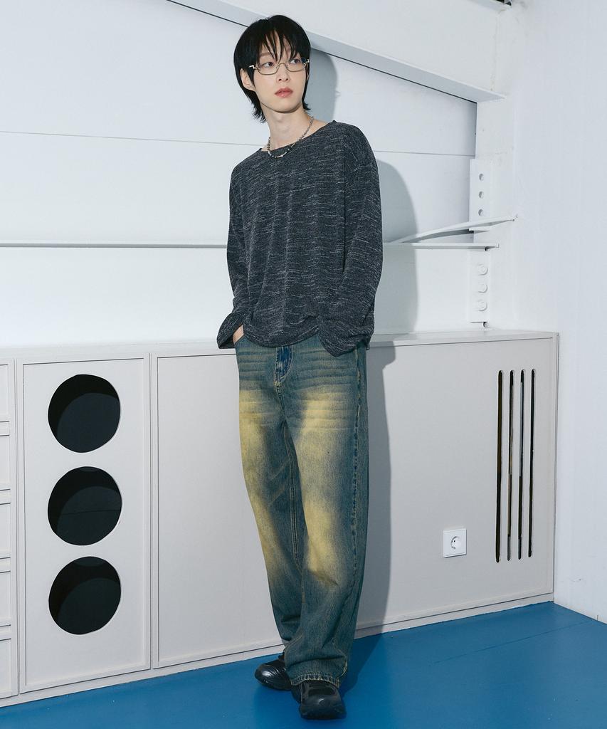 LXT Soft Crop Knit Long Sleeve [Charcoal]