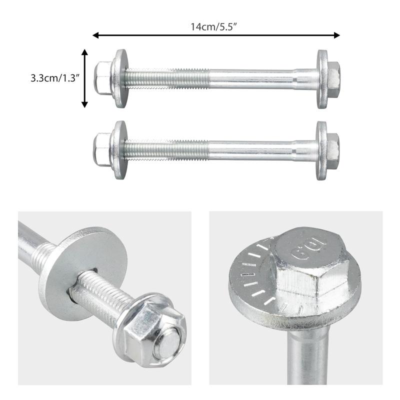 Rear Suspension Link Eccentric Camber Bolt for BMW E90 E87 E92 E93 E91 E81 E82 E88, Replace for 33 32 6 764 292, 33 30 6 786 186