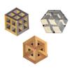 Hexagon Twist Illusion Toy Anxiety Stress Relief 3D Printed Hexagon Fidget Toy Adults Portable Travel Hexagon Decompression Toy