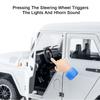 1:18 Scale Russia UAZ Hunter RV Model Car Toys Alloy Diecast Off-road Vehicles Sound Light Doors Opened Pull Back for Boys Gifts