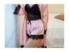 European & American Lace Satin Women's 4-Piece Pajama Set - Sexy, Seductive Nightgown & Robe