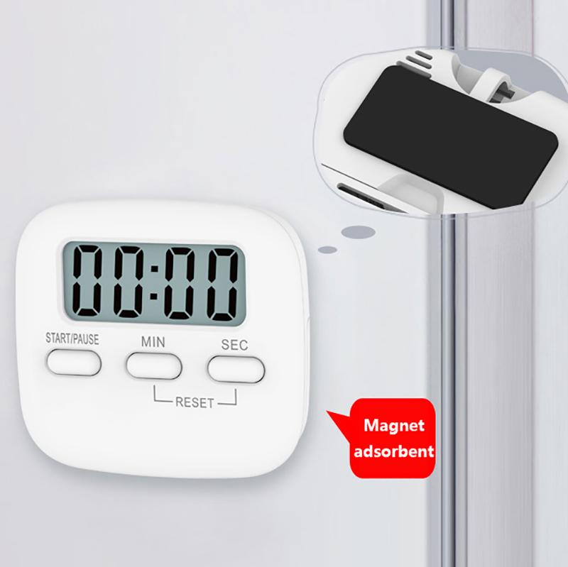 Lcd Digital Display Timer Alarm Clock Sleep Stopwatch Clock House Kitchen Cooking Shower Study Kitchen Countdown Timer