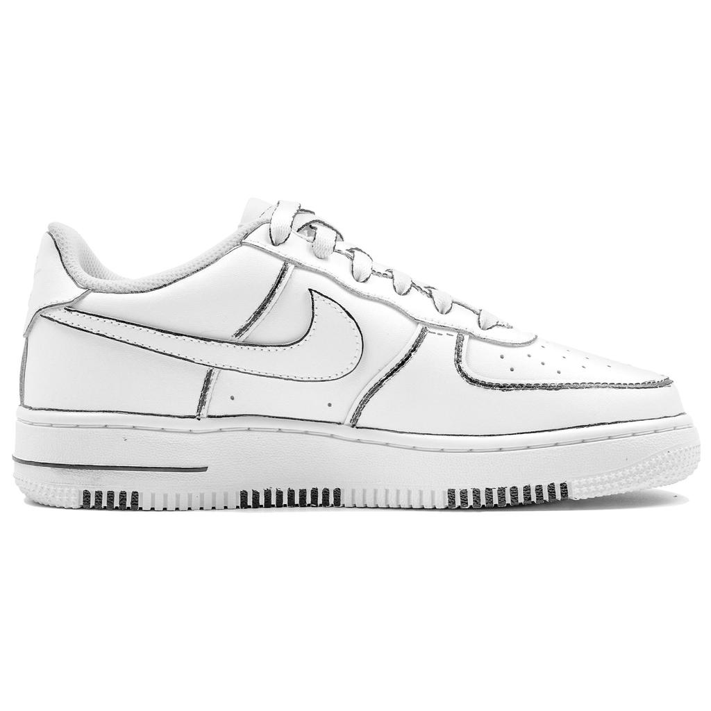 Nike Air Force 1 Kaleidoscope 07 Low top Skateboard Shoes Unisex Black White CW2288-111(Team113-BOX)