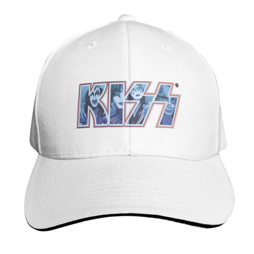 Kiss Logo Band Cap Fashion Casual Baseball Caps Adjustable Hat Hip Hop Summer Unisex Baseball Hats
