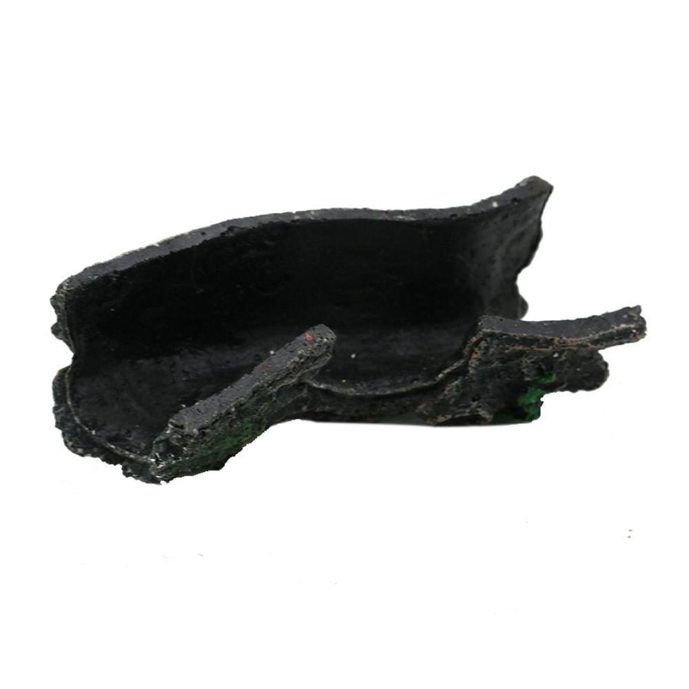 Resin Fish Shrimp Hideout Caves Bark Shape Turtle Hiding Shelter Aquarium Hollow Tree Trunk  Fish
