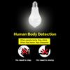 AC85-265V PIR Motion Sensor LED Light Bulb 18W E27 Smart Bulb Motion Activated ON/OFF Home Lights Lamp For Home Stair