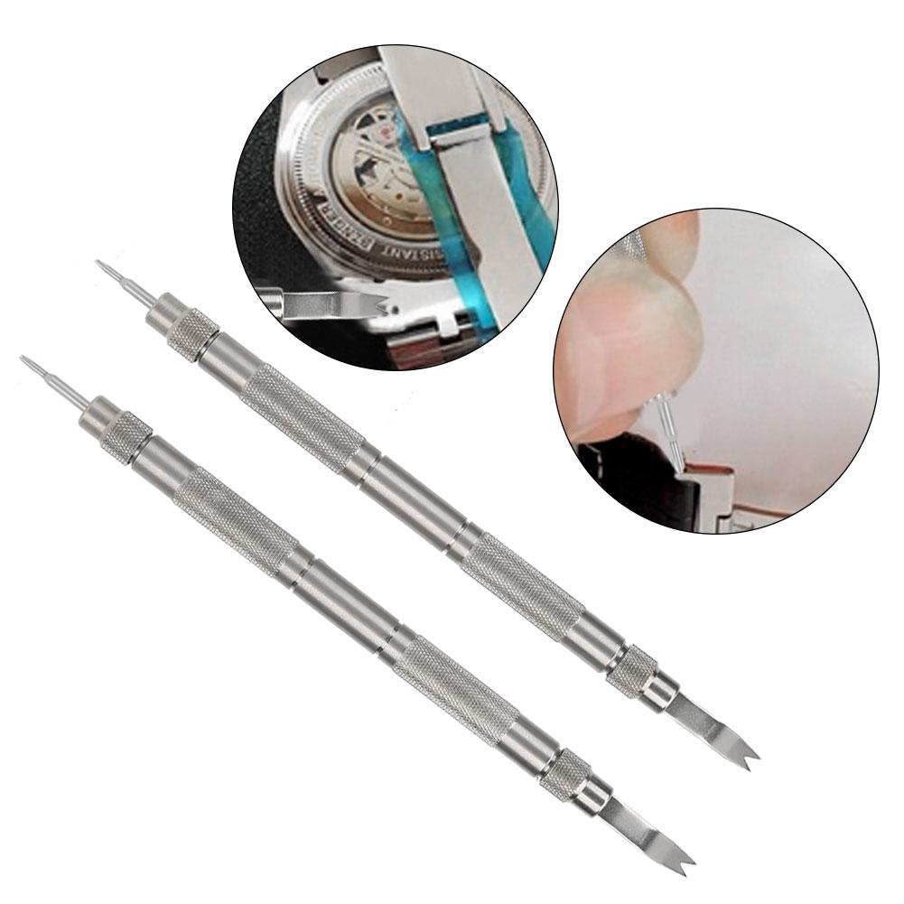 2pcs Watch Strap Spring Bar Link Pin Remover Tools Watch Repairing Accessory (aB)