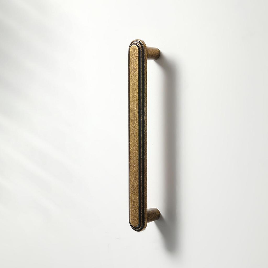 1pc Antique Bronze Cabinet Pull Drawer Handle Zinc Alloy Modern Minimalist Kitchen Cupboard Hardware for Wardrobe Door Furniture