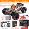 Remote Control Rc Car 50 Or Super Brushless 80km/h Fast Rtr High Speed All Terrain Off Road Radio 4x4 Truck For Adults Kids