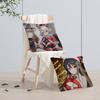 C-Christmas Anime Girls 45*45cm Cushion Cover Pillow Cover Decor Pillowcase Home Pillowcase For Couch Pillow