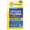 Renew Life Ultimate Flora Extra Care Probiotic 50 Billion Live Cultures Veggie Capsules, 30 Count