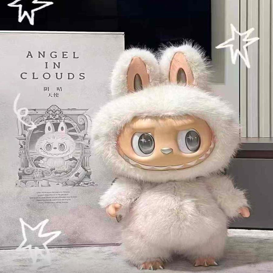 POP MART ZIMOMO THE MONSTERS ANGEL IN CLOUDS Vinyl Face Doll Fashion Doll—Authentic