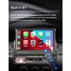1 Din MP5 Player 7 Inch Carplay Android Auto Universal  Manual Automatic Retractable Touch Screen Car Player FM Radio